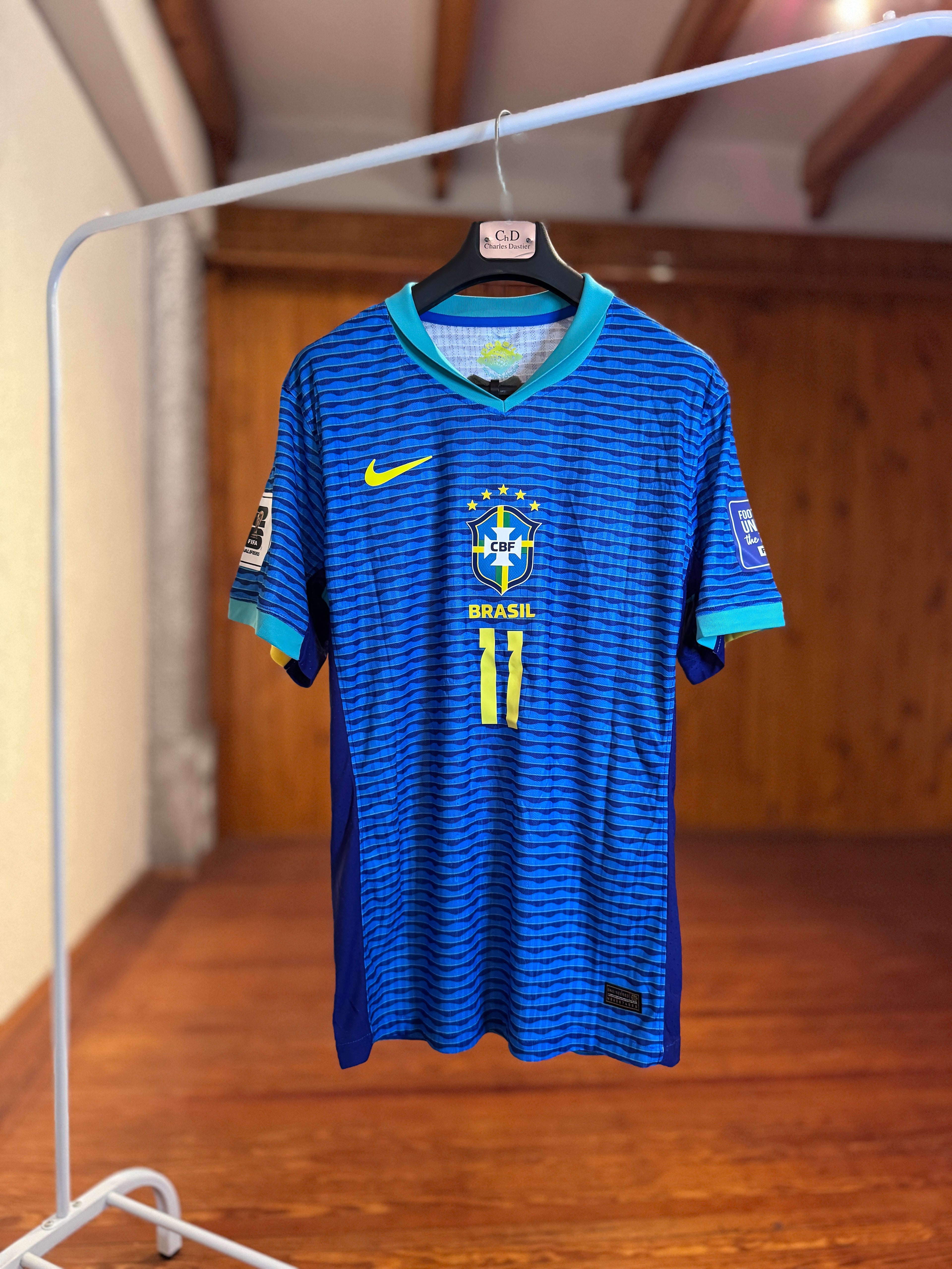 Camiseta Brasil Azul - Raphinha #11