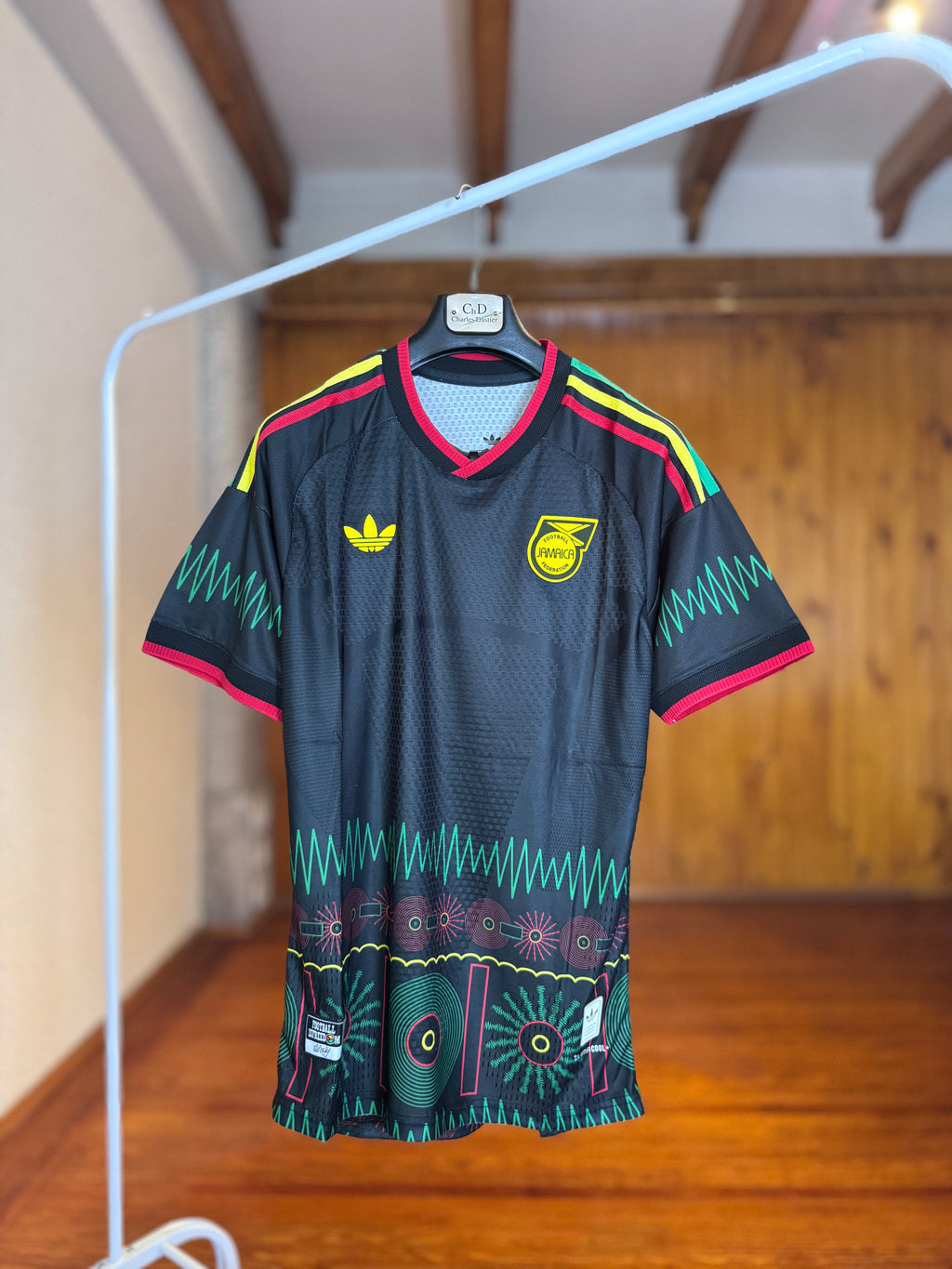 Camiseta Jamaica x Adidas Originals x Bob Marley - "Football is Freedom" Reggae Boyz