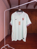 Camiseta Francia alternativa verde menta Olise #11 frente
