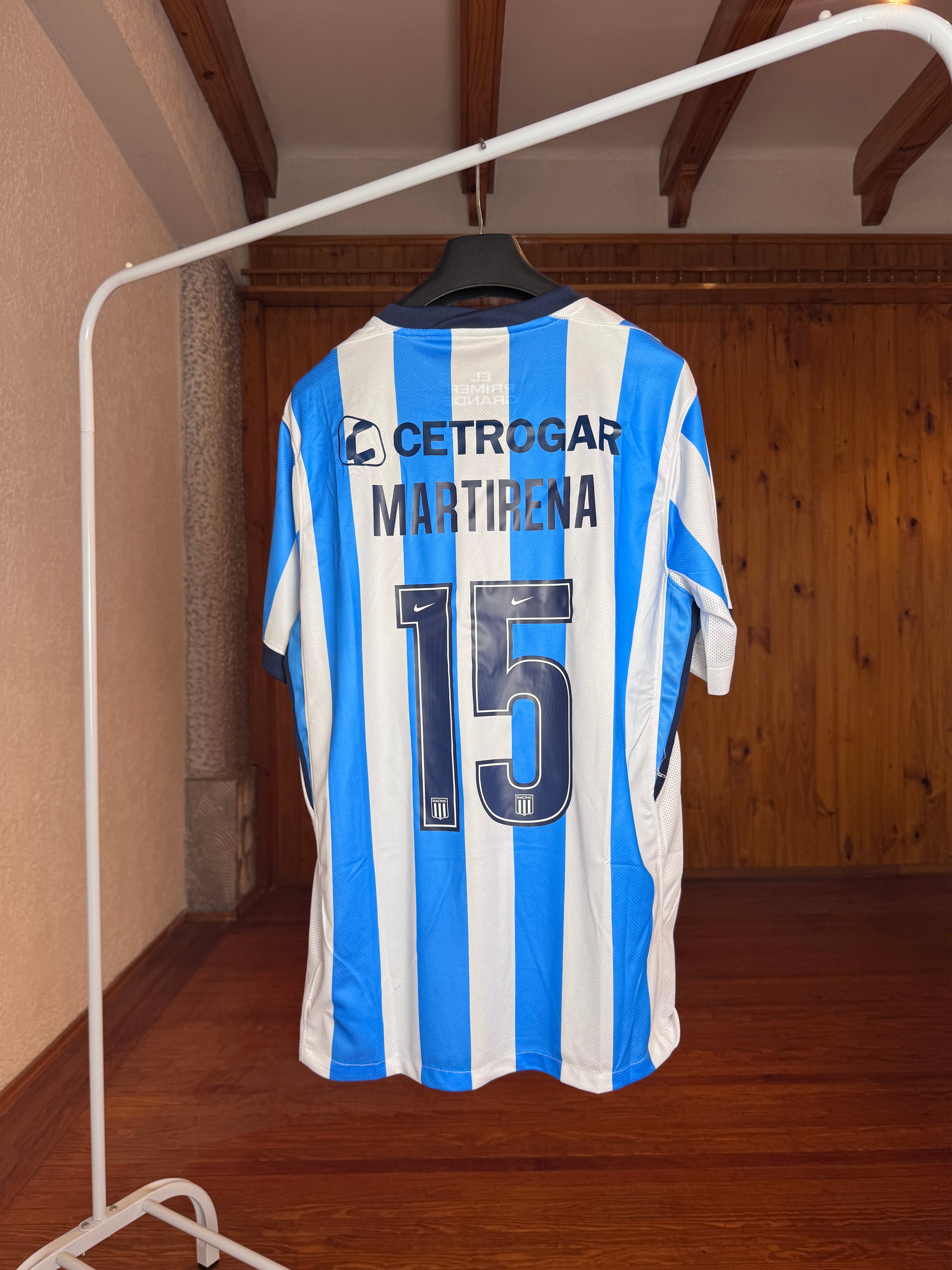Camiseta Racing Club Martirena #15 dorso
