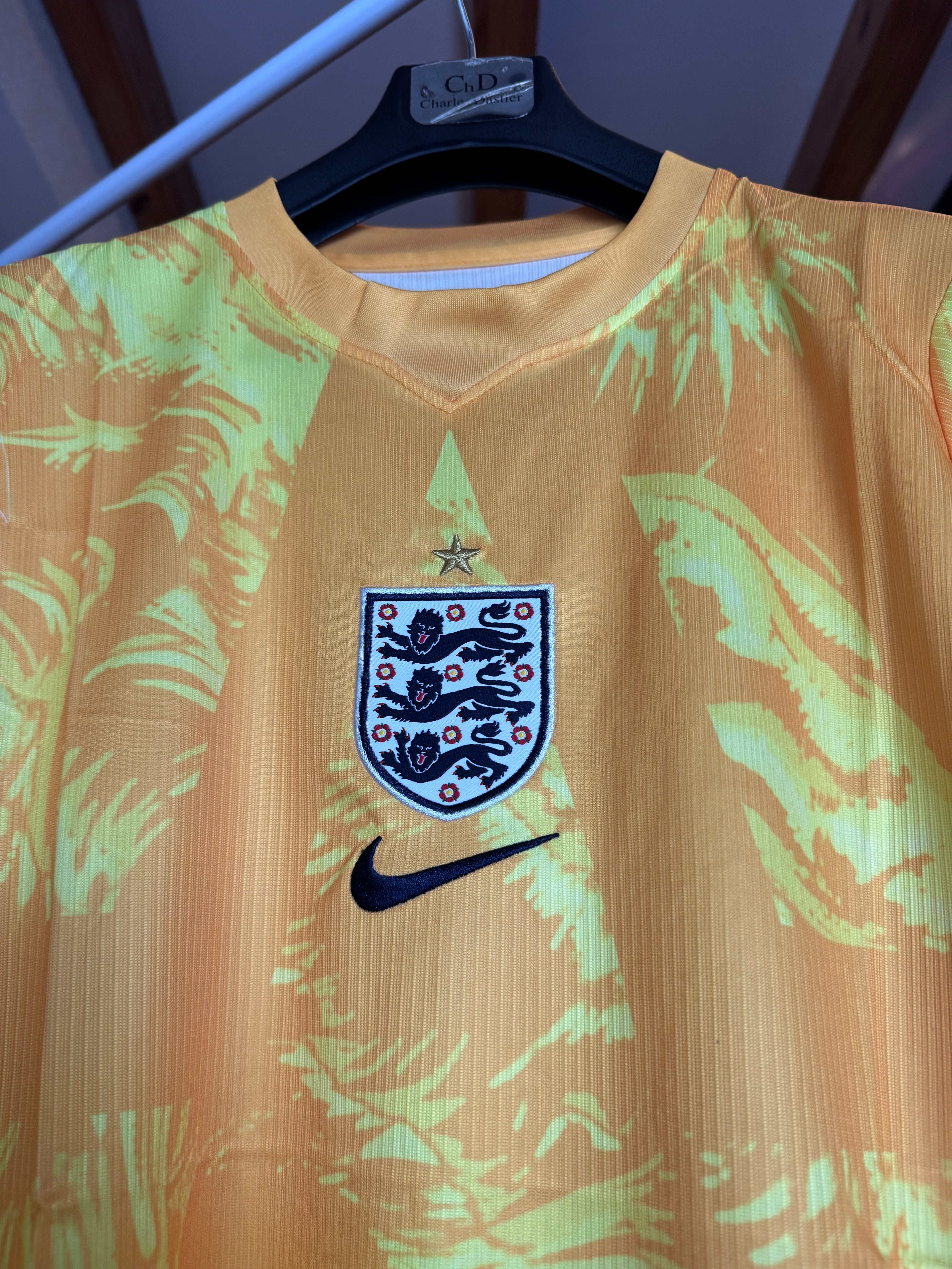 Camiseta Inglaterra Arquero GK Amarilla FIFA World Cup 2026