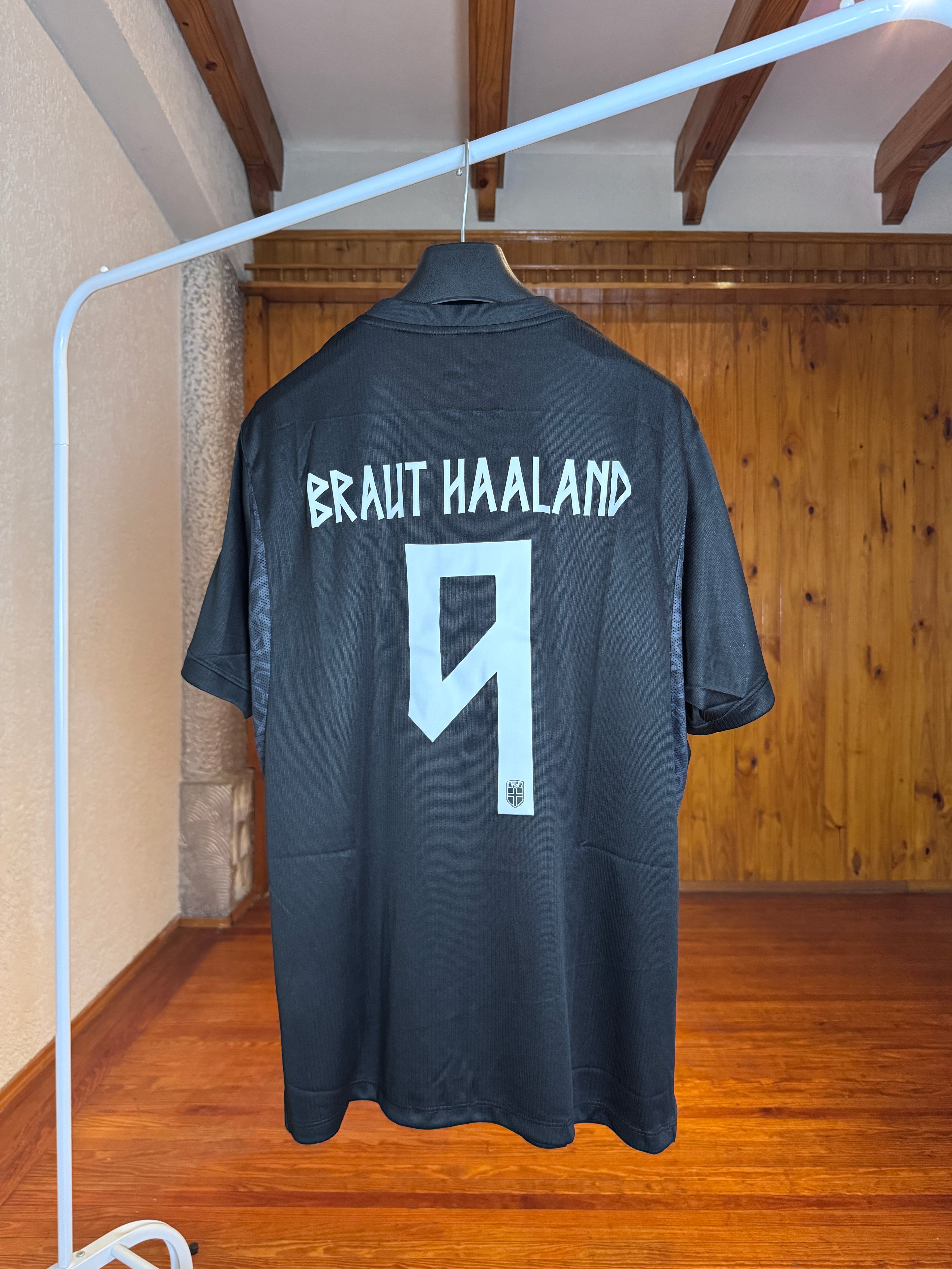 Camiseta Noruega Braut Haaland 9 dorso