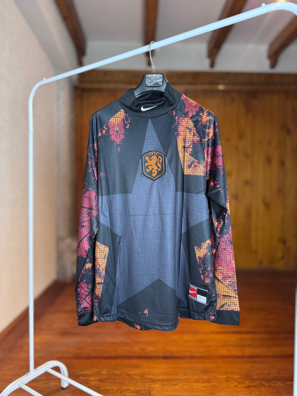 Camiseta Holanda Arquero GK Negra frente