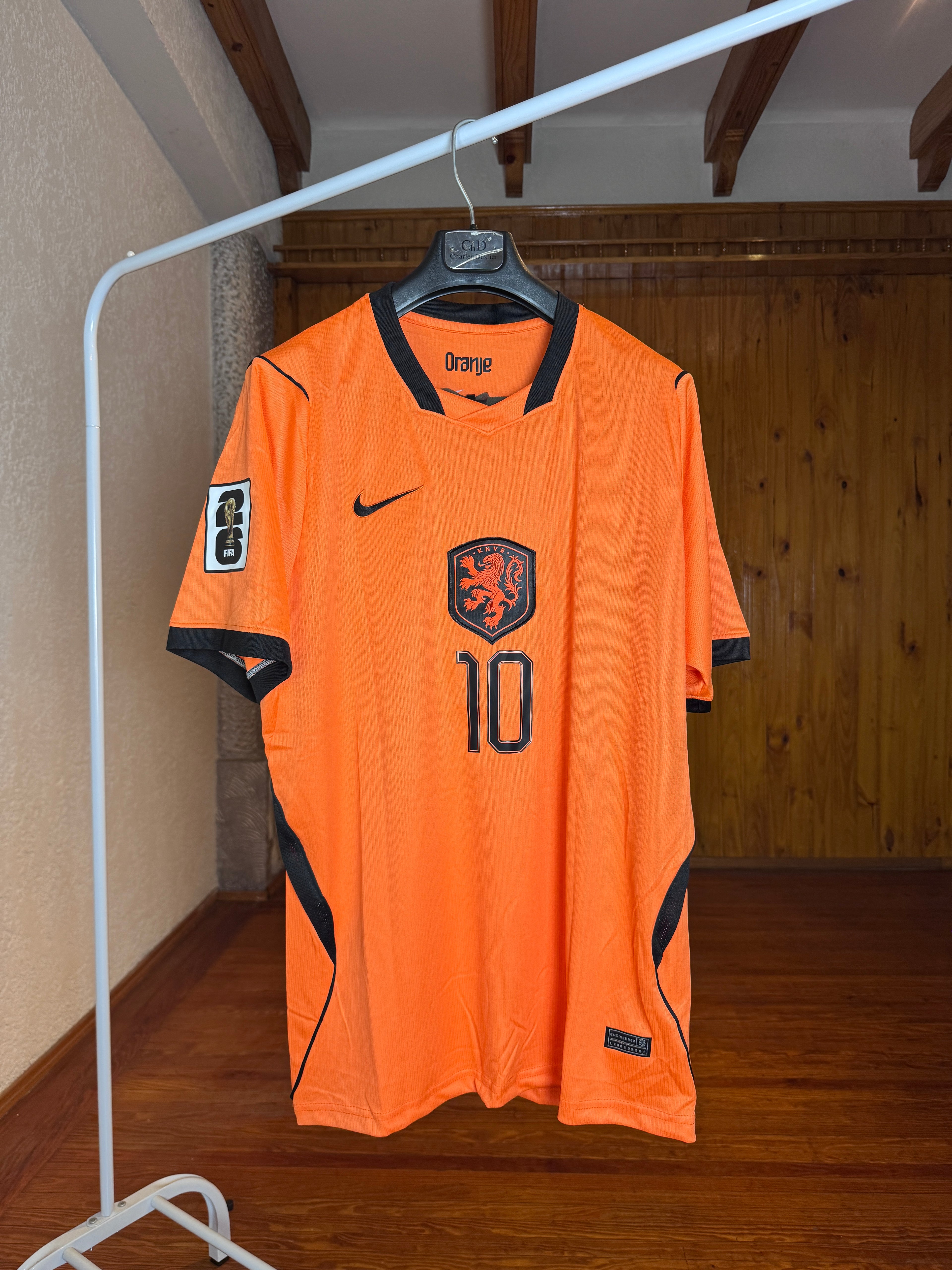 Camiseta Holanda Oranje Memphis 10 frente