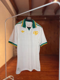 Camiseta AS Roma x Adidas Originals - Edición Retro Blanca Verde