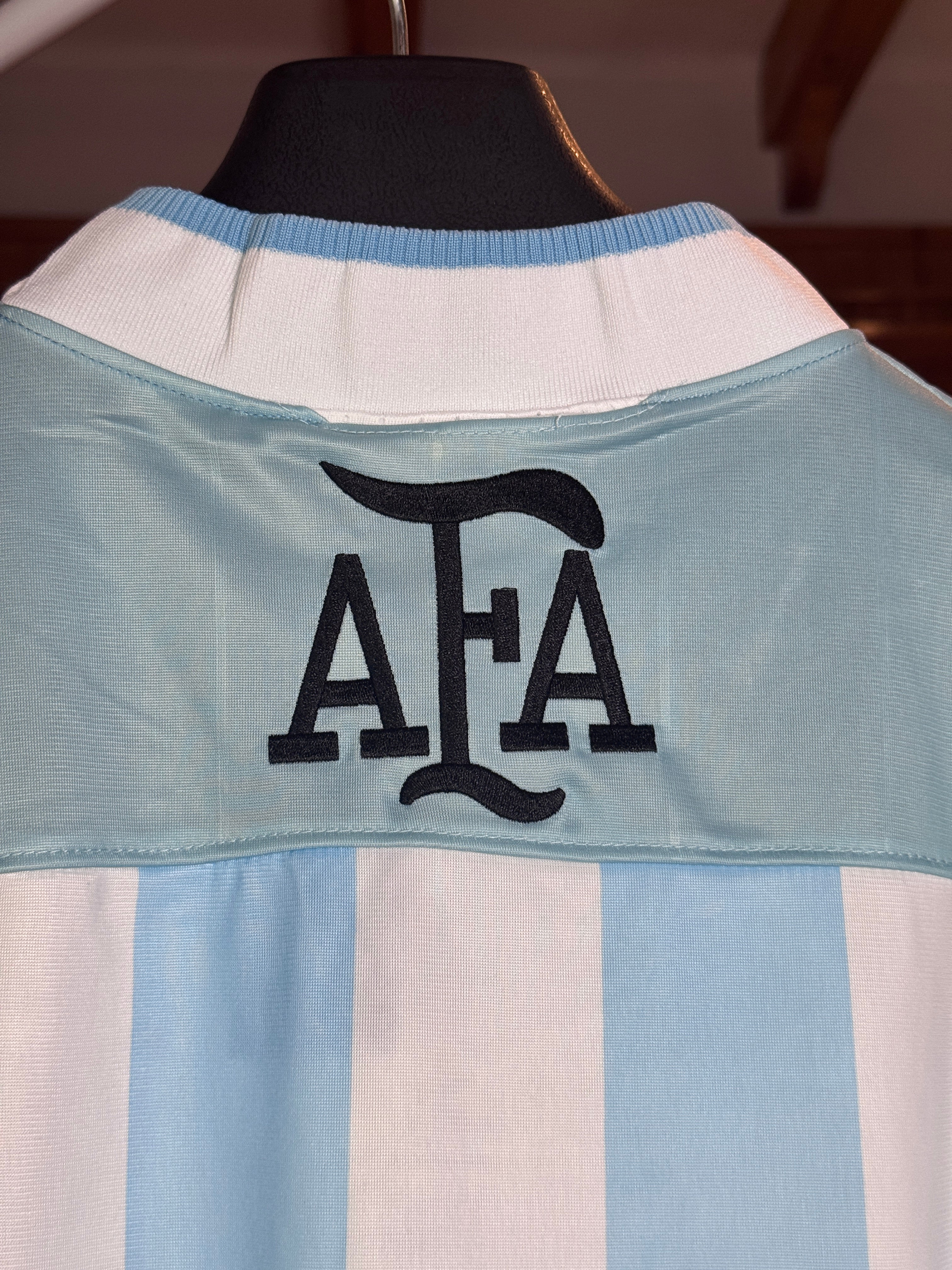 Camiseta Retro Argentina Adidas - Vista completa espalda
