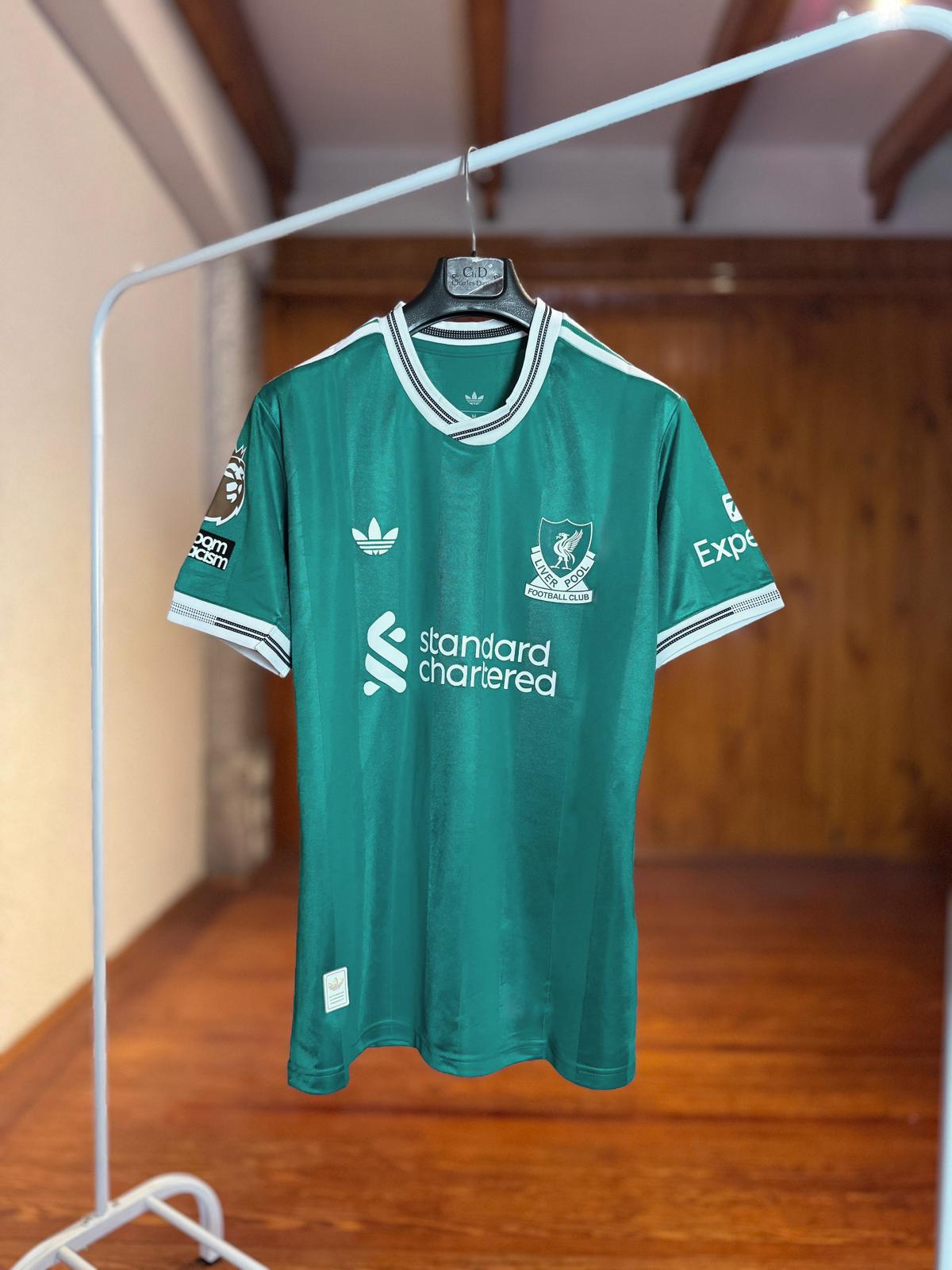 Camiseta Liverpool Alternativa Verde x Adidas Originals - Virgil #4